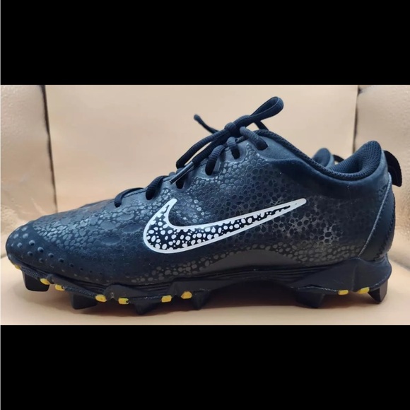 Nike fastflex hyperdiamond 2 women’s black cleats size 7.5 - Picture 2 of 5